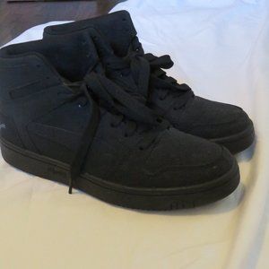 Black Puma Rebound Layup Mid Sneakers - 9.5